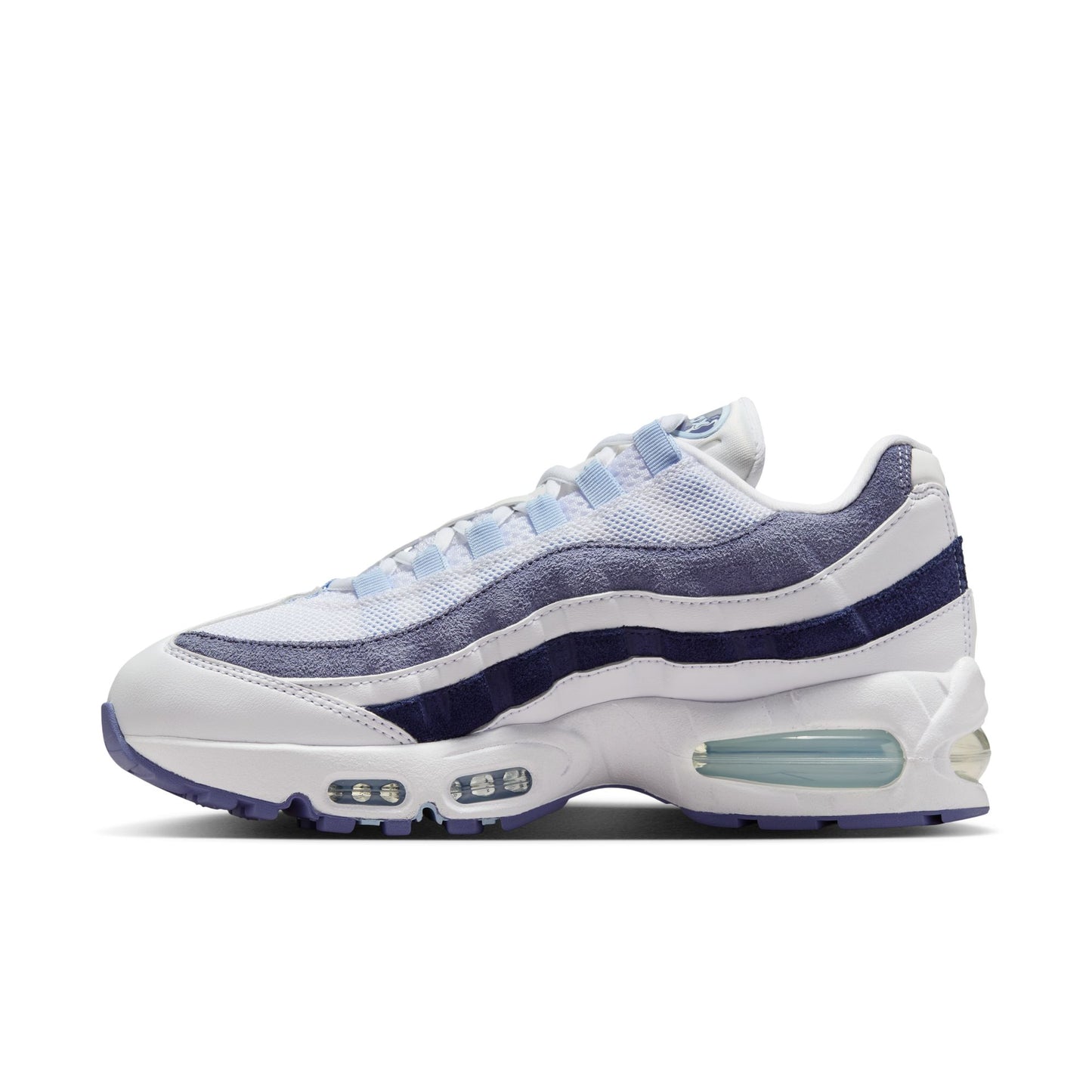 Nike Air Max 95 Women's Shoes Color: White/celestine Blue-world Indigo IB6396-103