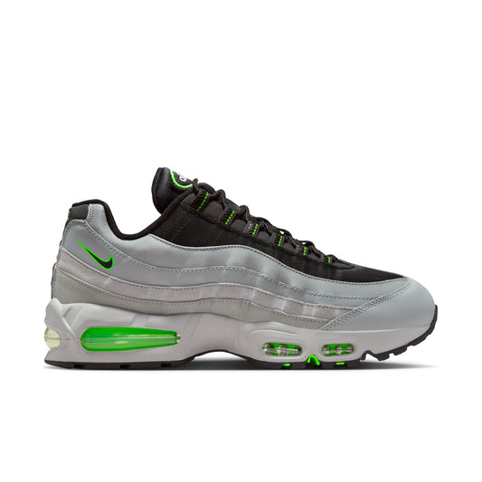 Nike Air Max 95 Big Bubble Men's Shoes Color: Lt Smoke Grey/black-green Strike-white IH1228-002
