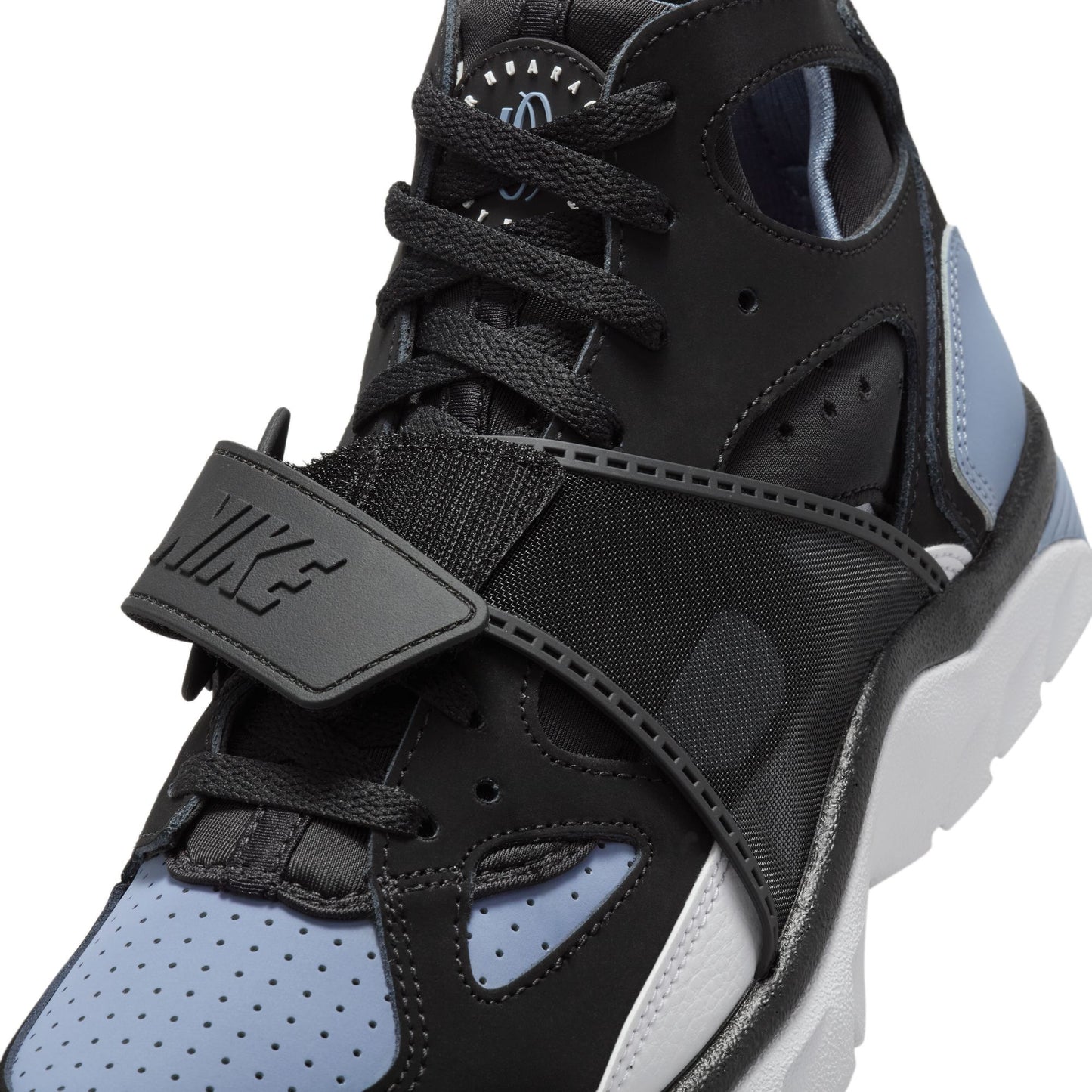 Nike Air Trainer Huarache Shoes Color: Black/cool Blue-white IH4470-001