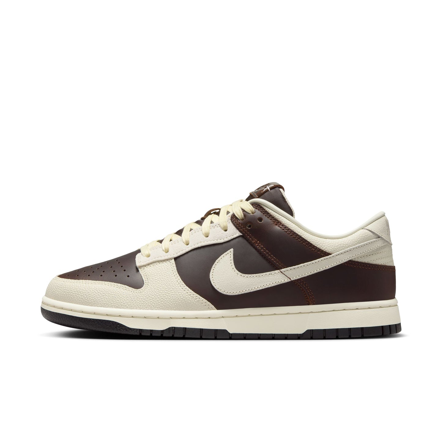 Nike Dunk Low Retro Men's Shoes Color: Fauna Brown/soft Pearl-soft Pearl-black IH7333-200