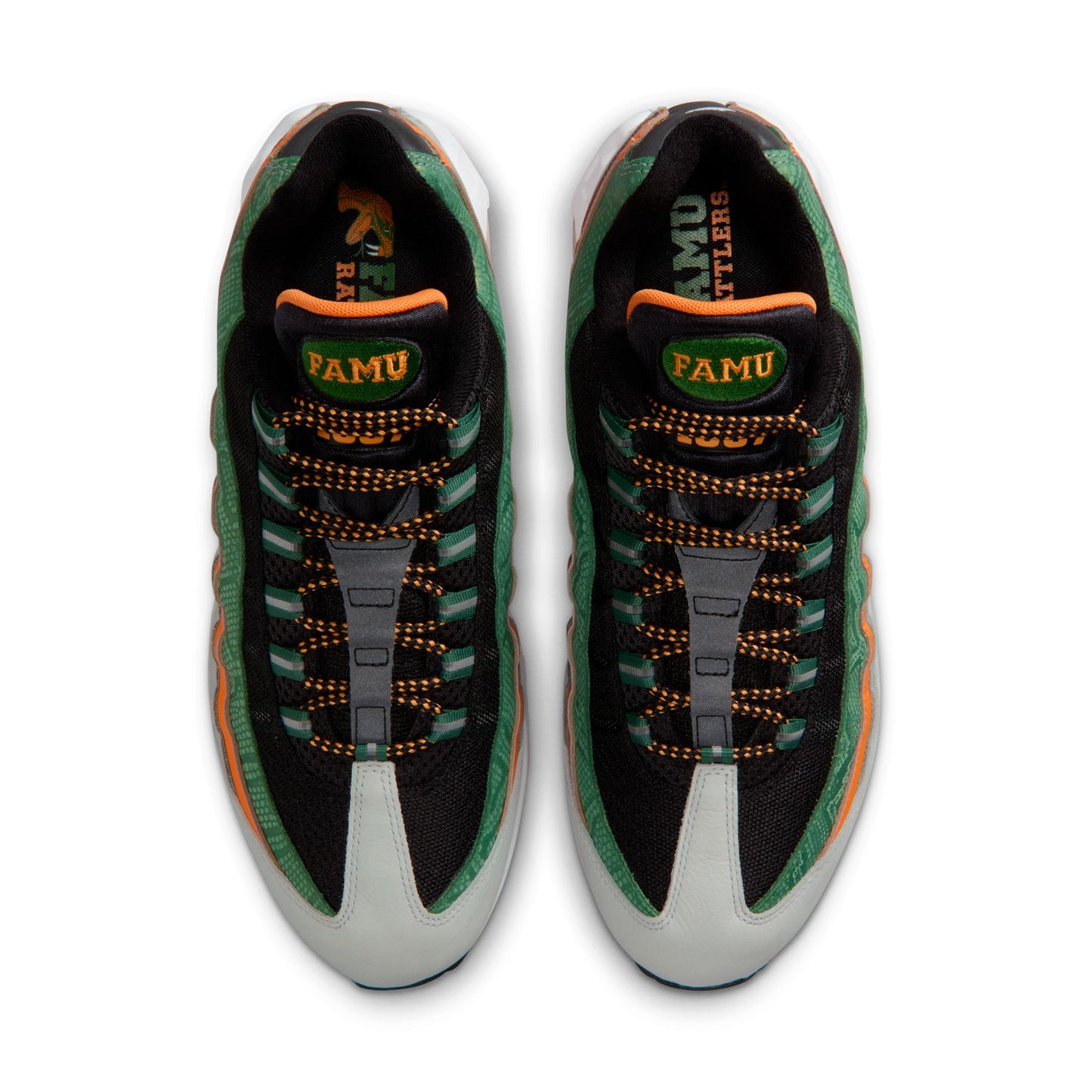 Air Max 95 Big Bubble x FAMU Men's Shoes Black/white-orange Horizon II7272-001