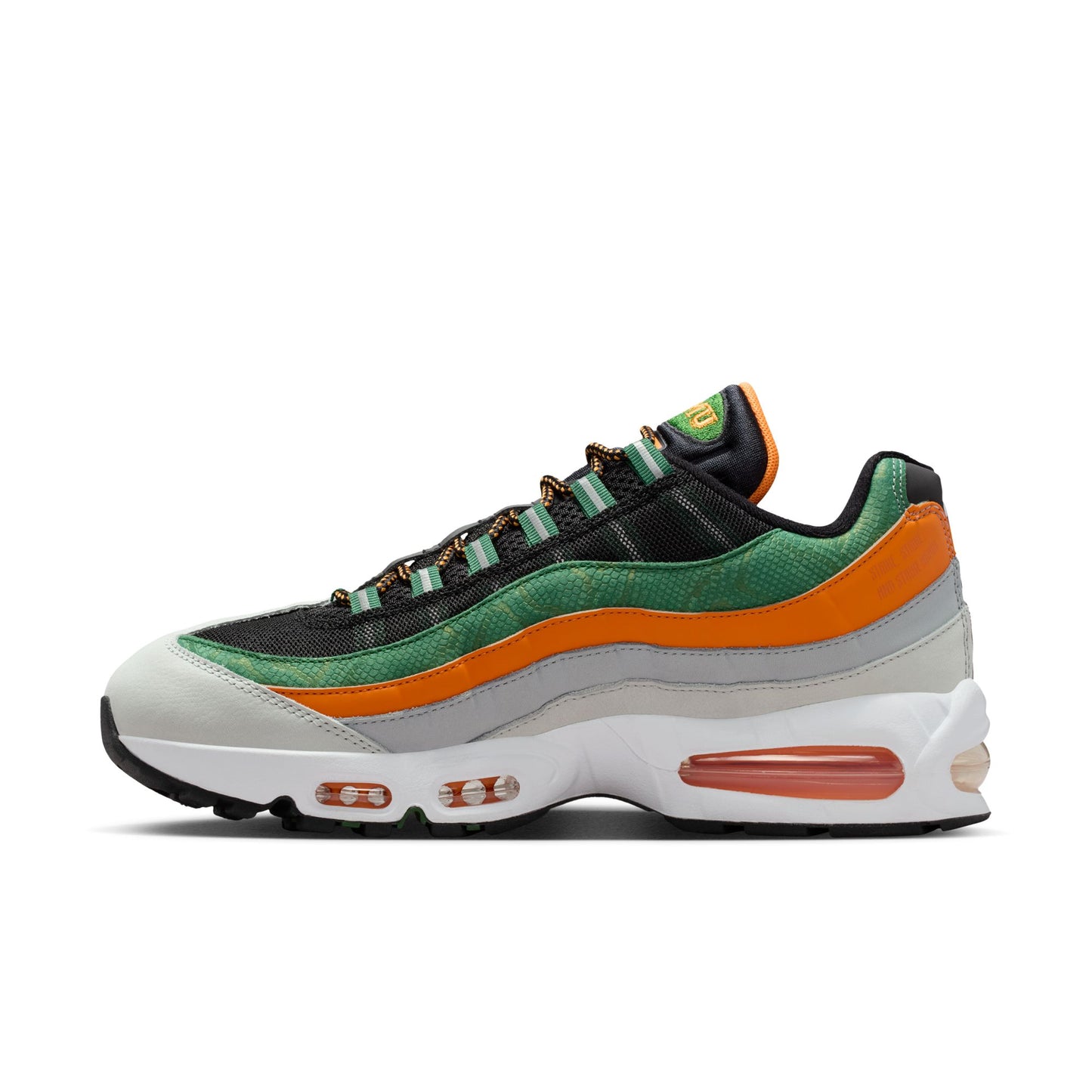 Air Max 95 Big Bubble x FAMU Men's Shoes Black/white-orange Horizon II7272-001