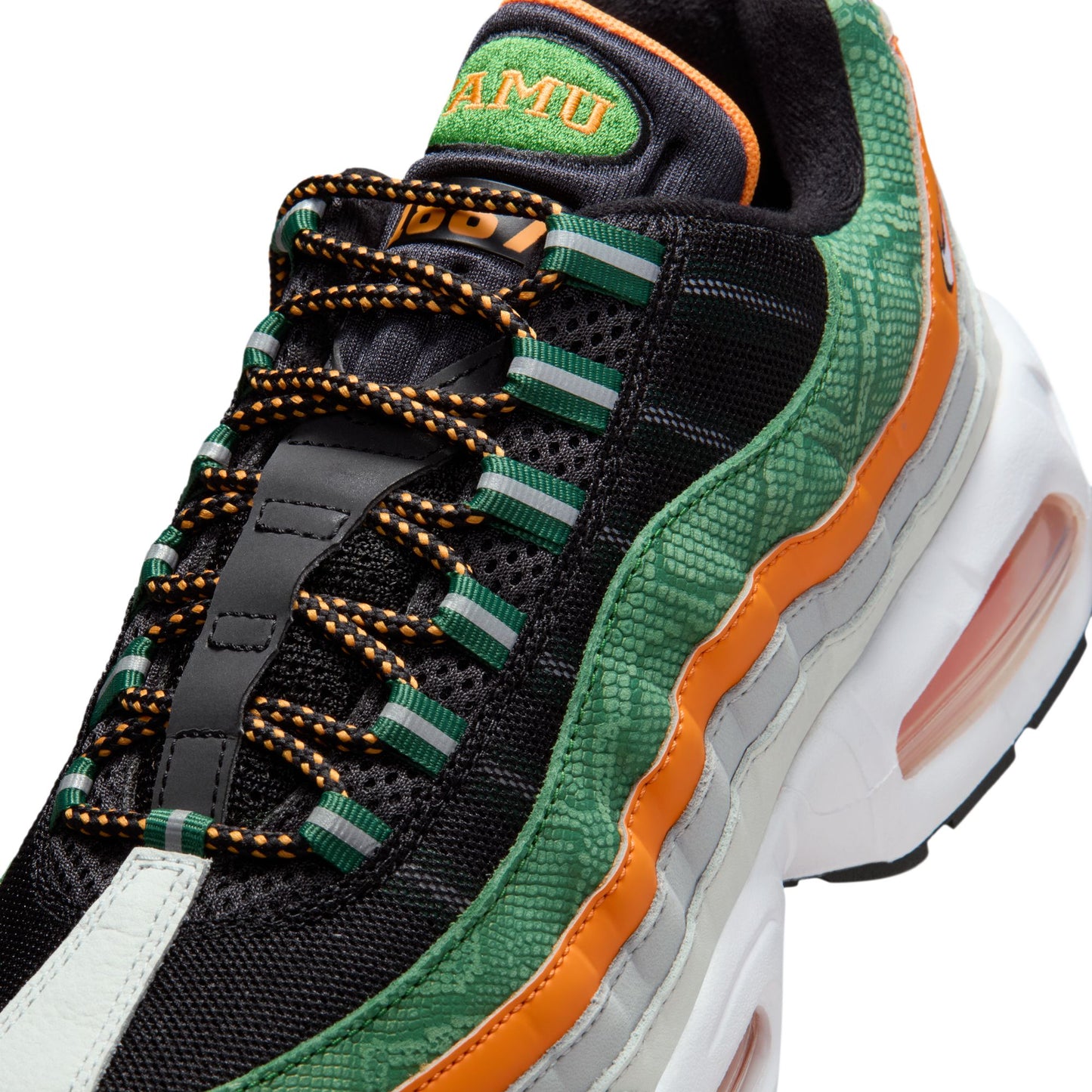 Air Max 95 Big Bubble x FAMU Men's Shoes Black/white-orange Horizon II7272-001
