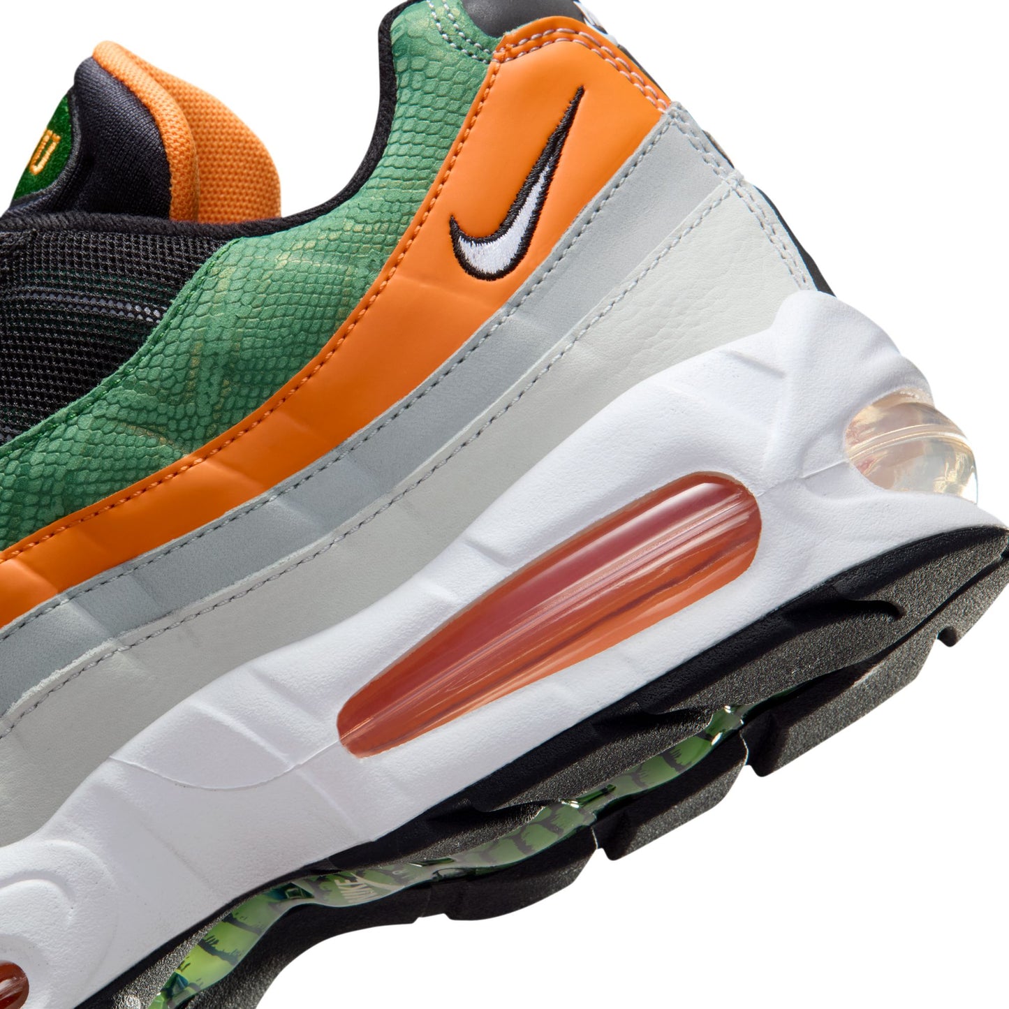 Air Max 95 Big Bubble x FAMU Men's Shoes Black/white-orange Horizon II7272-001
