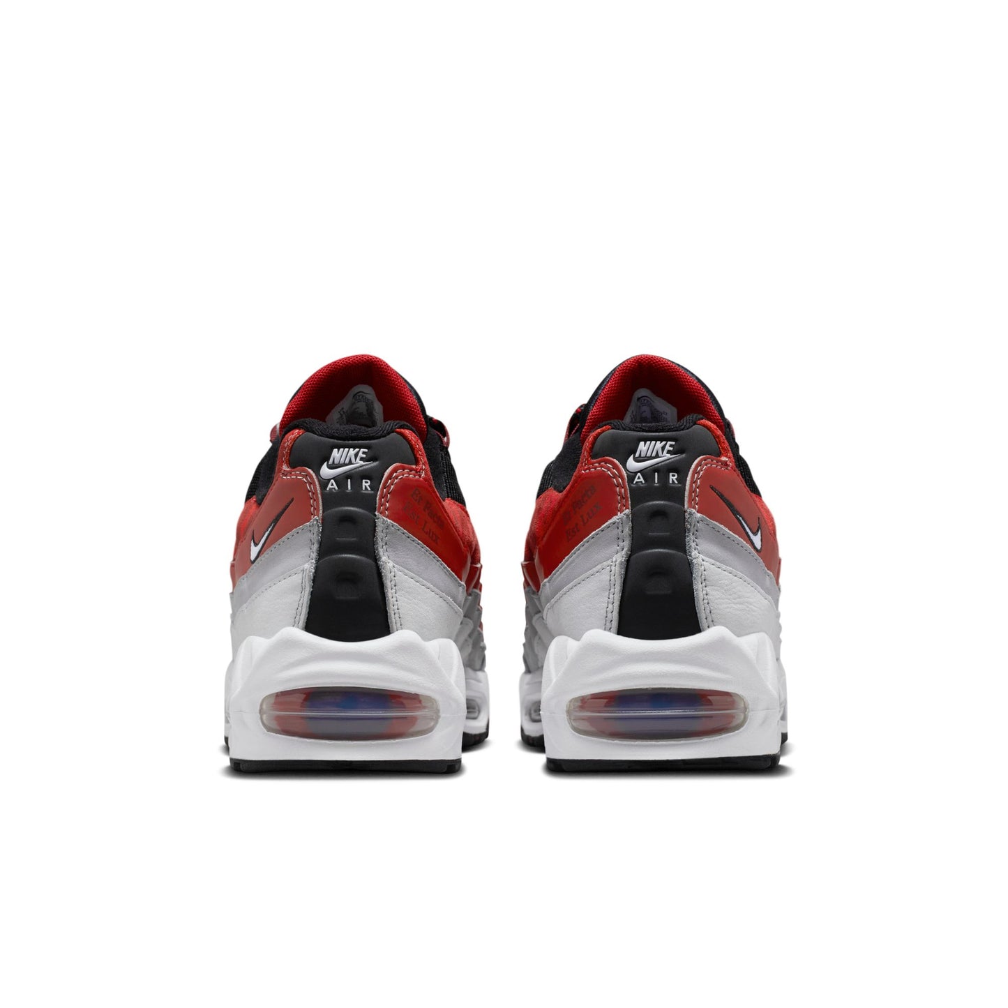 Nike Morehouse Air Max 95 "Big Bubble" Men's Nike College Shoes Black/white-dark Team Red-varsity Red II7276-001