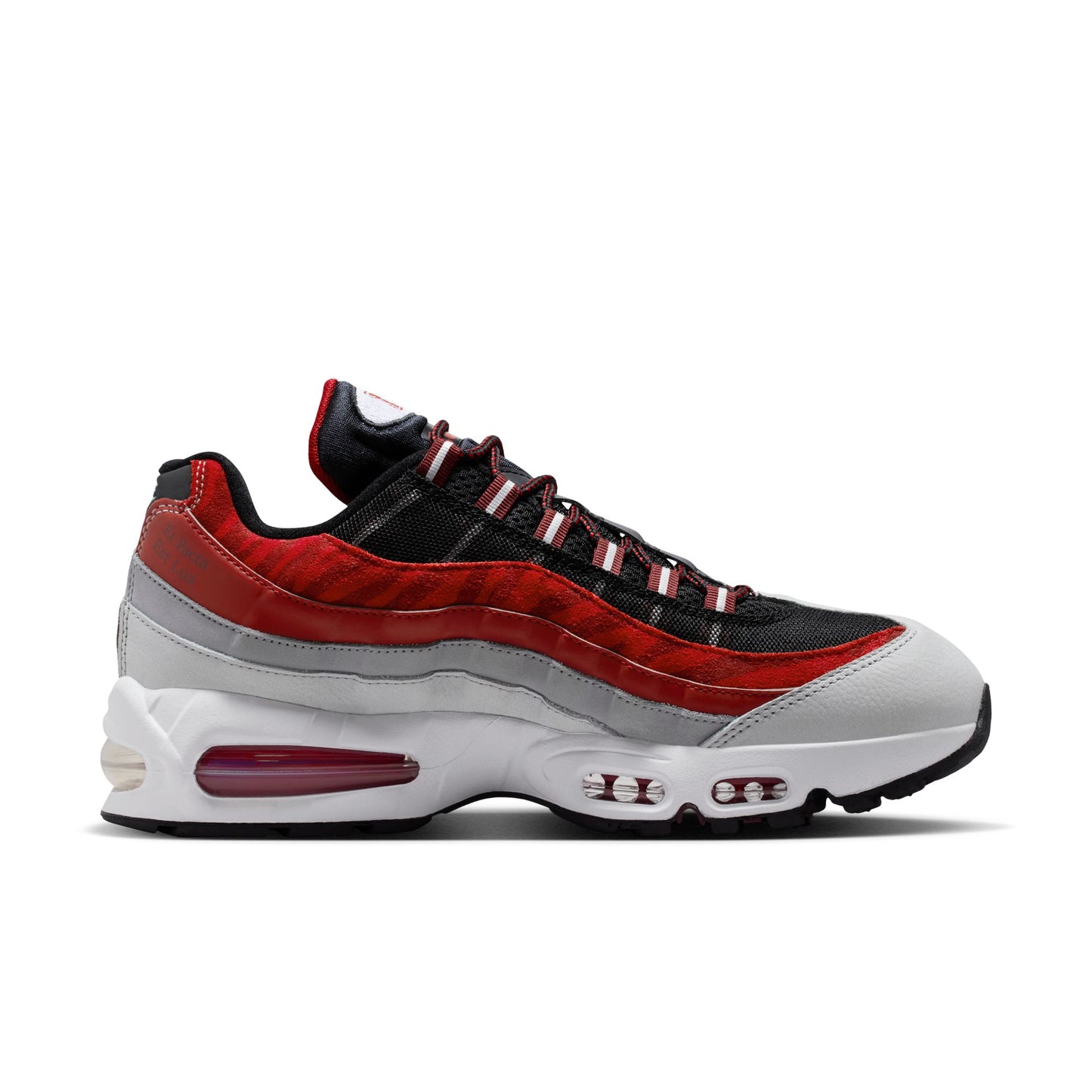 Nike Morehouse Air Max 95 "Big Bubble" Men's Nike College Shoes Black/white-dark Team Red-varsity Red II7276-001