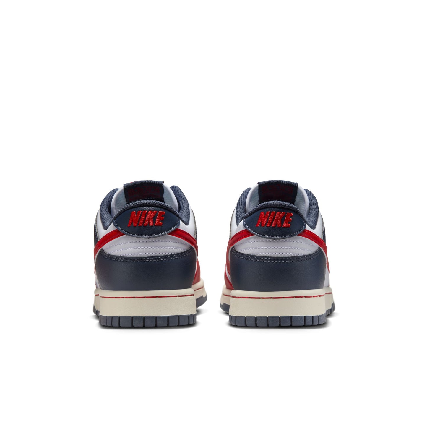 Nike Dunk Low Retro Men's Shoes Color: White/university Red-thunder Blue IM2222-100