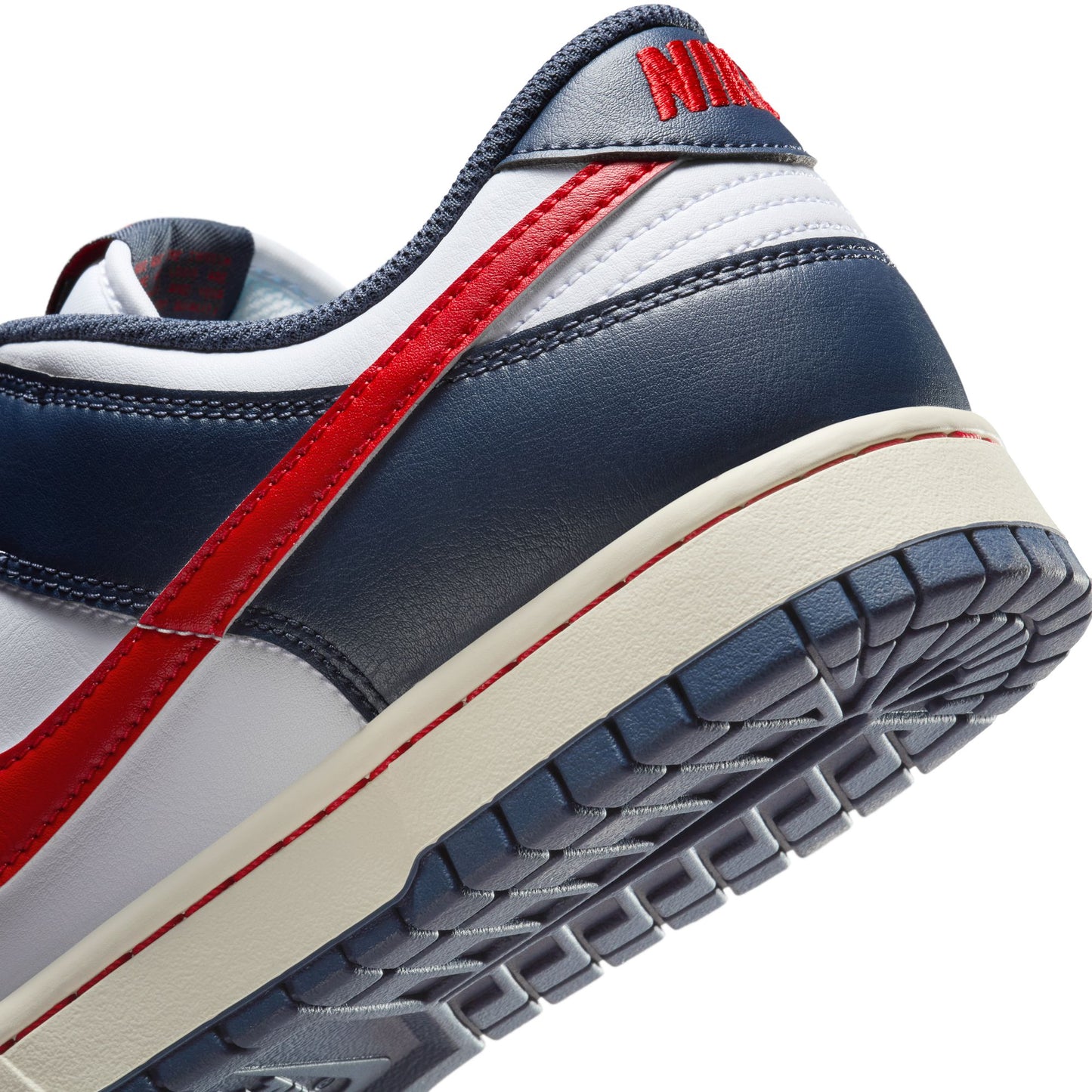 Nike Dunk Low Retro Men's Shoes Color: White/university Red-thunder Blue IM2222-100