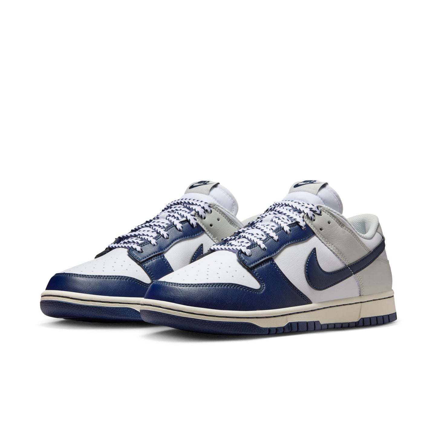 Nike Dunk Low Retro Men's Shoes Color: White/midnight Navy-photon Dust IM2222-101