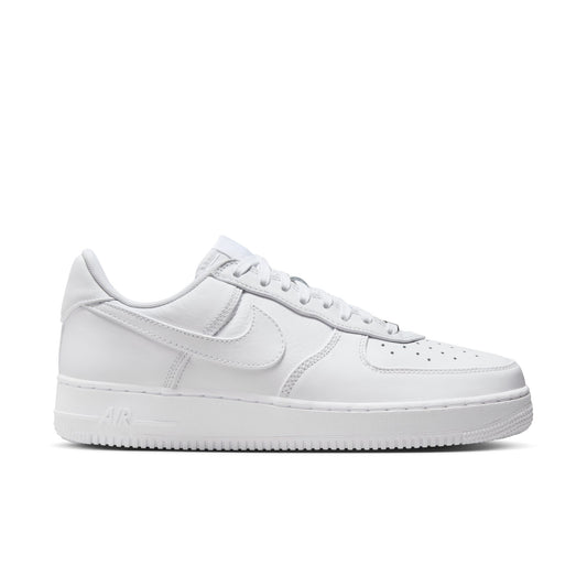 White sneaker with Nike logo on a white background