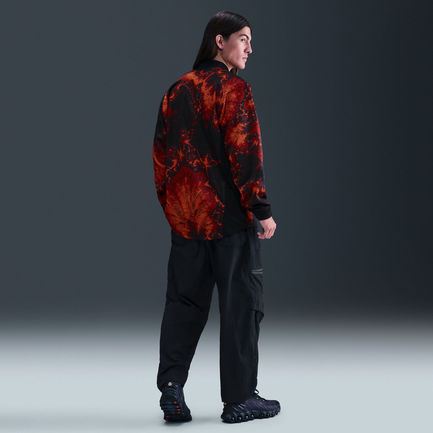 NIKE NETHERLANDS GOALKEEPER JERSEY BLACK/HYPER CRIMSON/WHITE IO0785-010