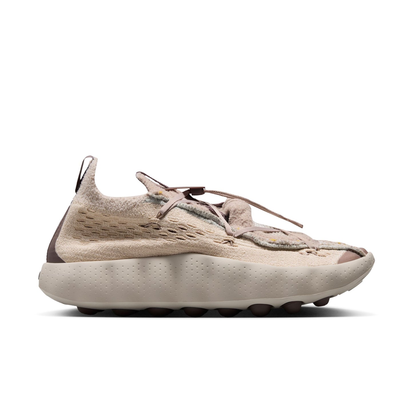 Nike Mind 002 Flyknit Men's Shoes Color: SANDDRIFT/FOSSIL ROSE-PLUM ECLIPSE Style: IR2176-101