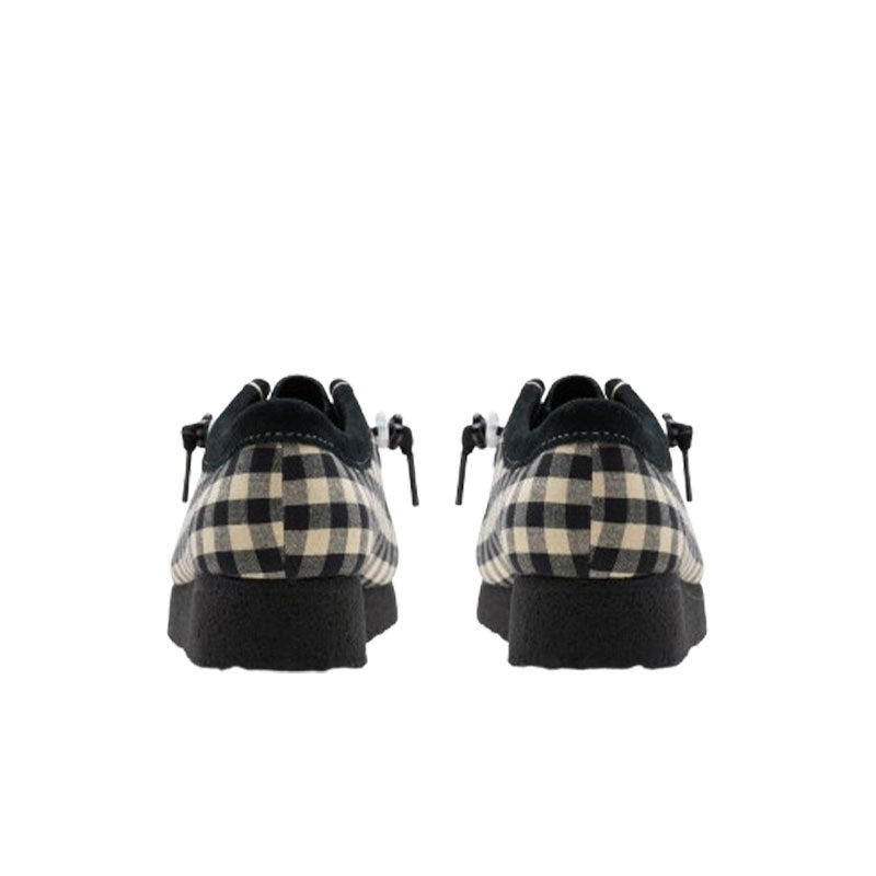 Clarks Women Wallabee Black White Gingham 26180672