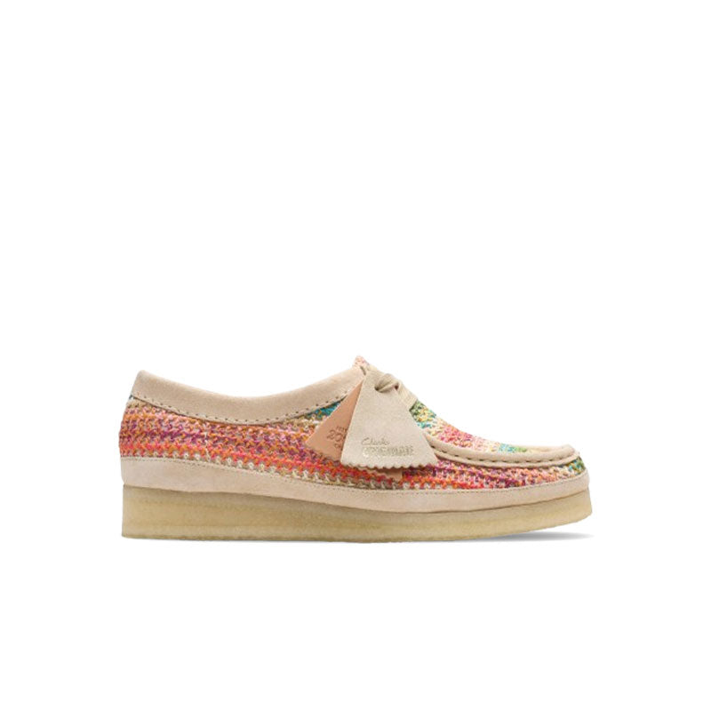 Clarks Women Wallabee Multicolour Raffia 2618170 – Shoe Gallery Inc