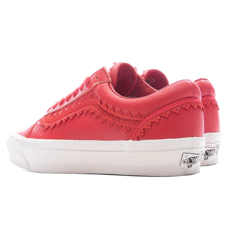 Vans Premium Old Skool Shoe Racing Red VN000VB3IZQ1