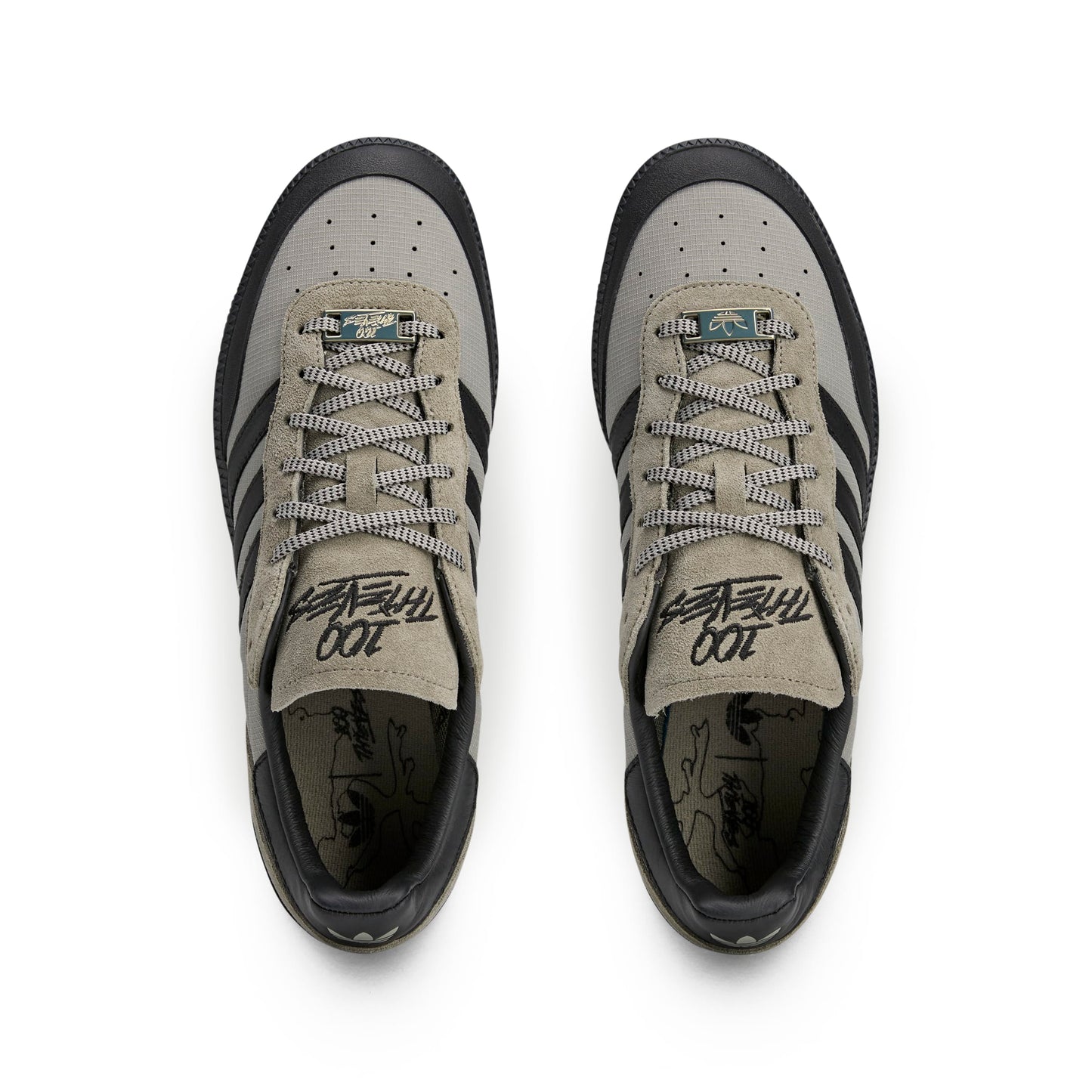 adidas x 100 Thieves Palos Hills Silver Pebble/Core Black/Footwear White JR5536