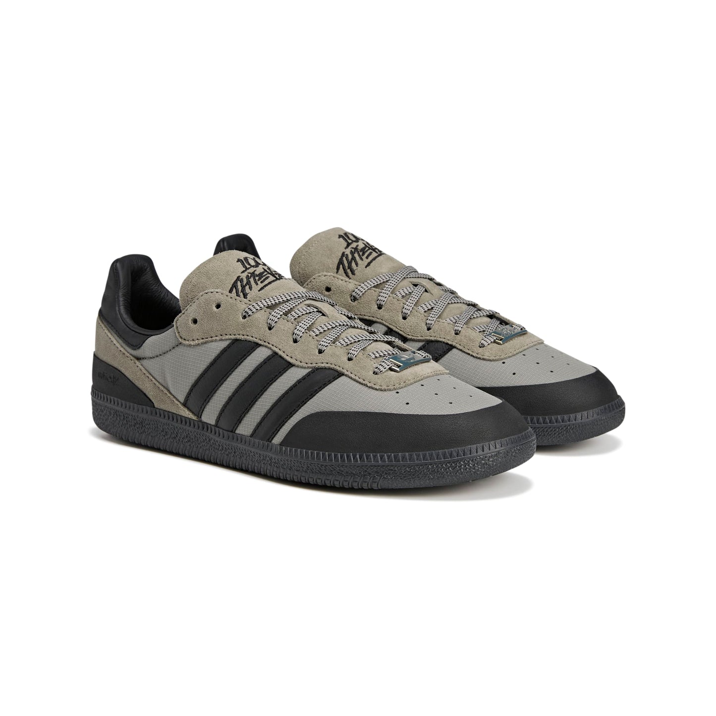 adidas x 100 Thieves Palos Hills Silver Pebble/Core Black/Footwear White JR5536