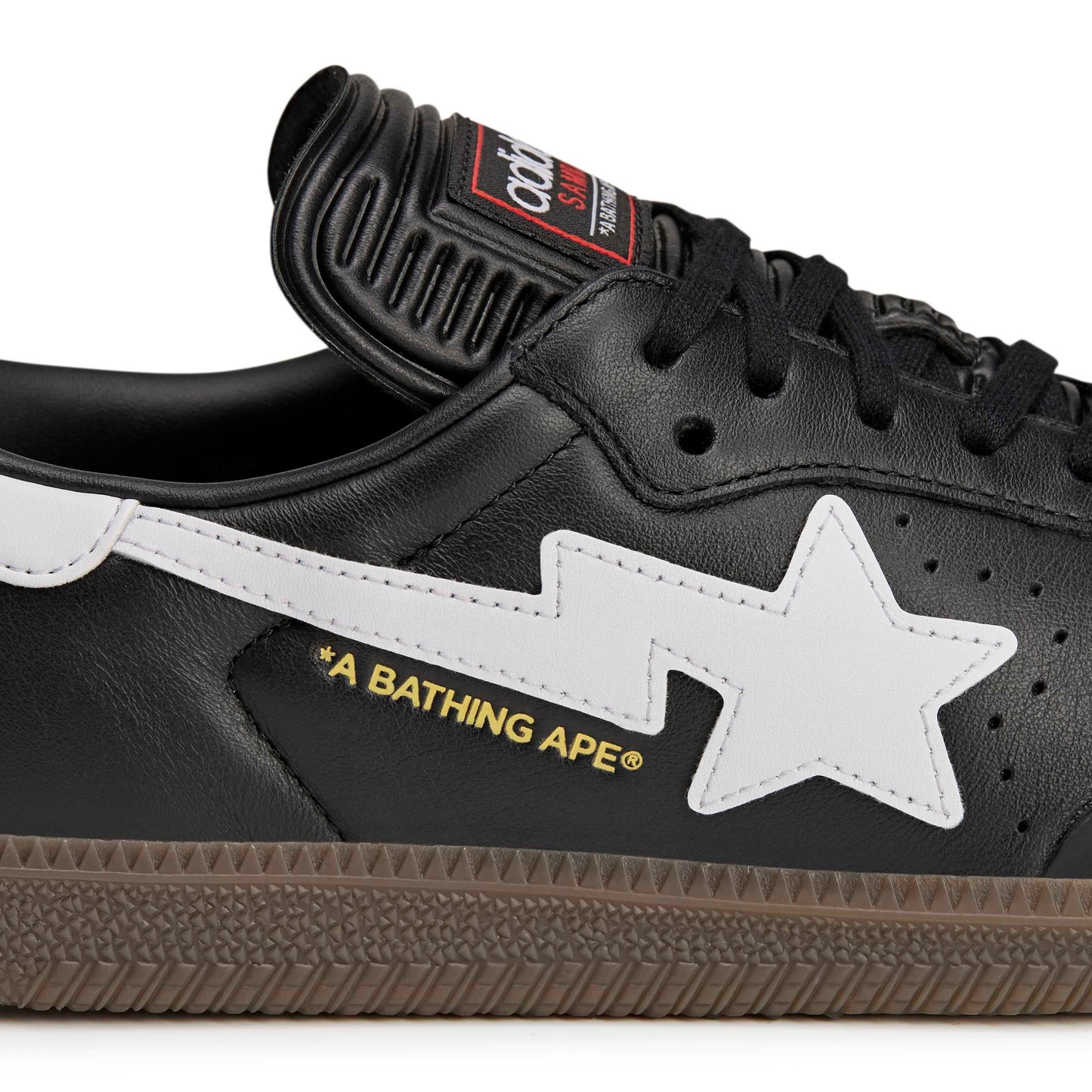 ADIDAS SAMBA BAPE CBLACK/FTWWHT/GUM5 JR9246