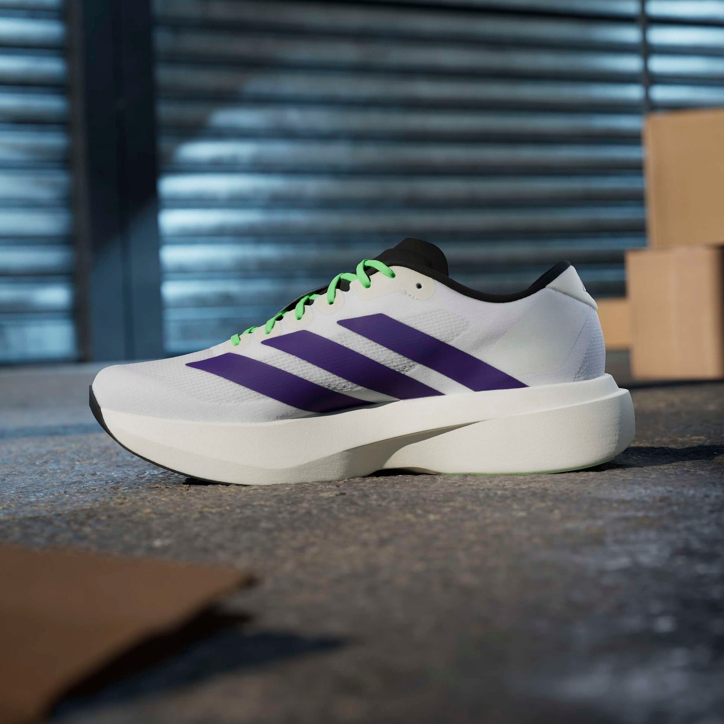 ADIDAS adizero Evo SL M FTWWHT/CPURLP/LIMBUR JS4495