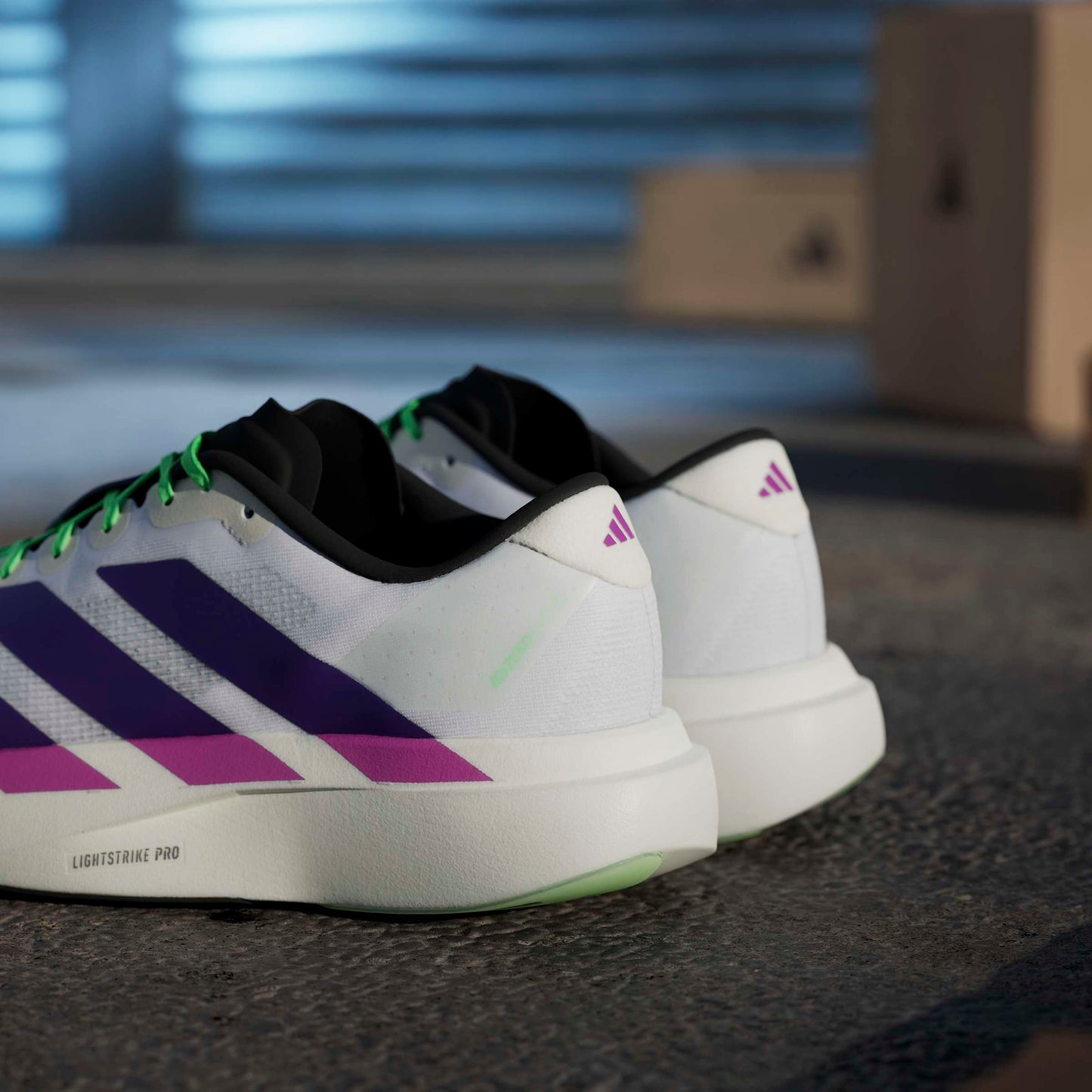 ADIDAS adizero Evo SL M FTWWHT/CPURLP/LIMBUR JS4495