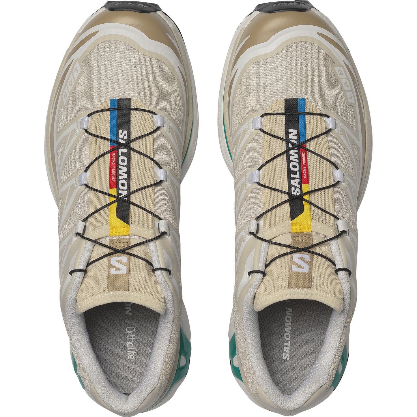 Salomon XT-6 Shoes Rainy Day, Chinchilla, Dynasty Green L4764300