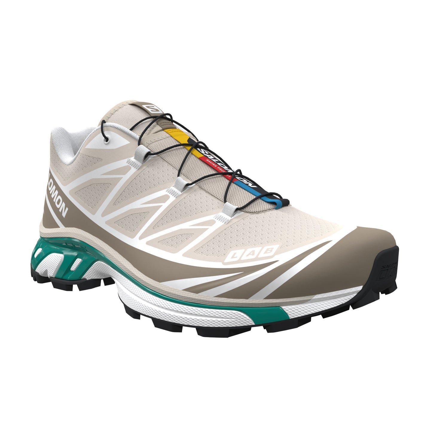 Salomon XT-6 Shoes Rainy Day, Chinchilla, Dynasty Green L4764300