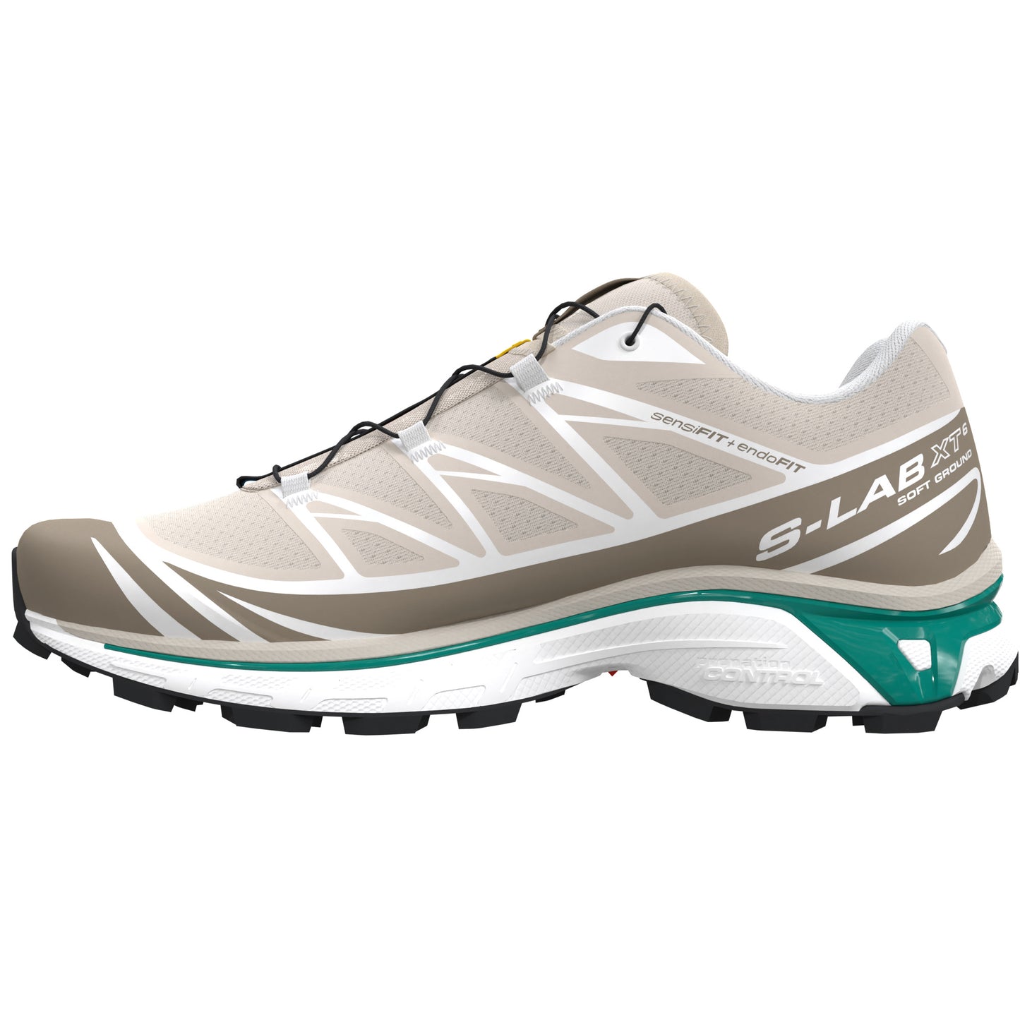Salomon XT-6 Shoes Rainy Day, Chinchilla, Dynasty Green L4764300