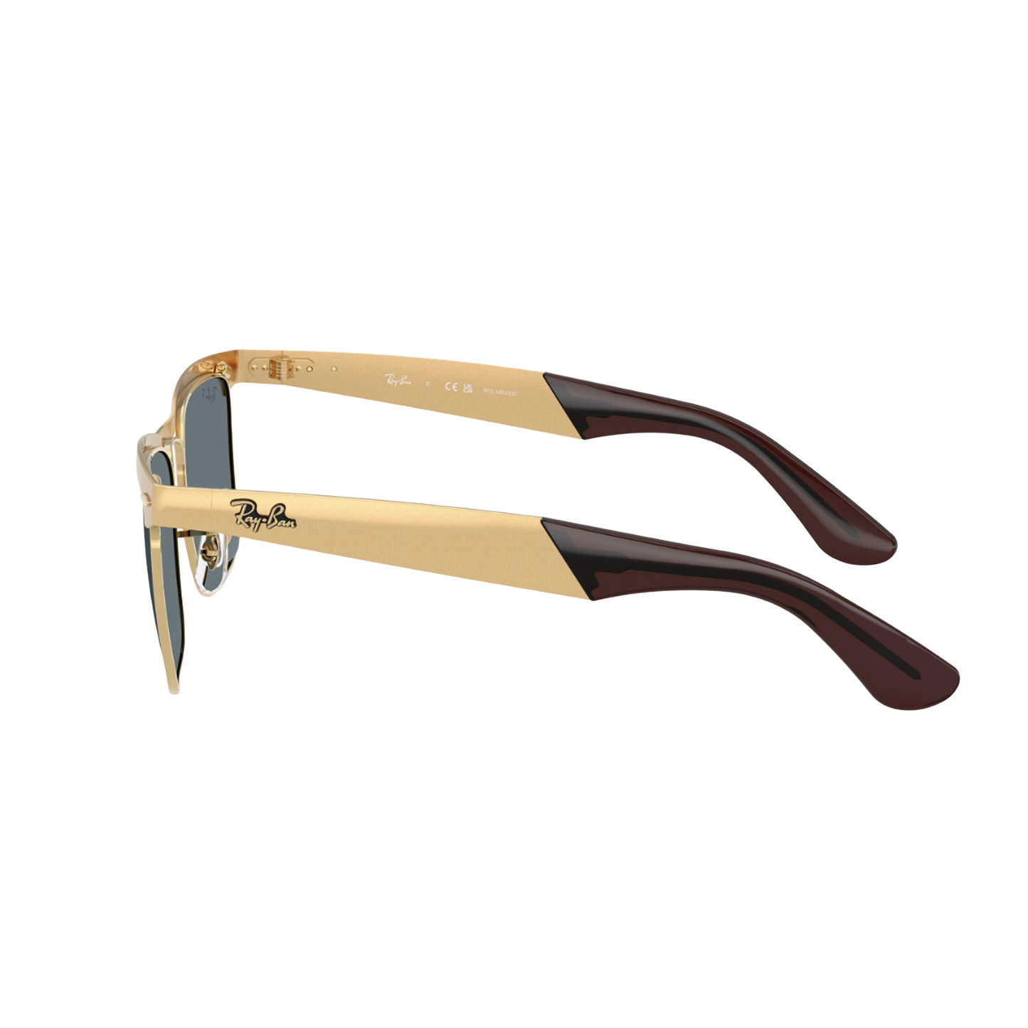 RAY-BAN WAYFARER DELUXE SANDBLASTED GOLD/GREEN 0RB3875