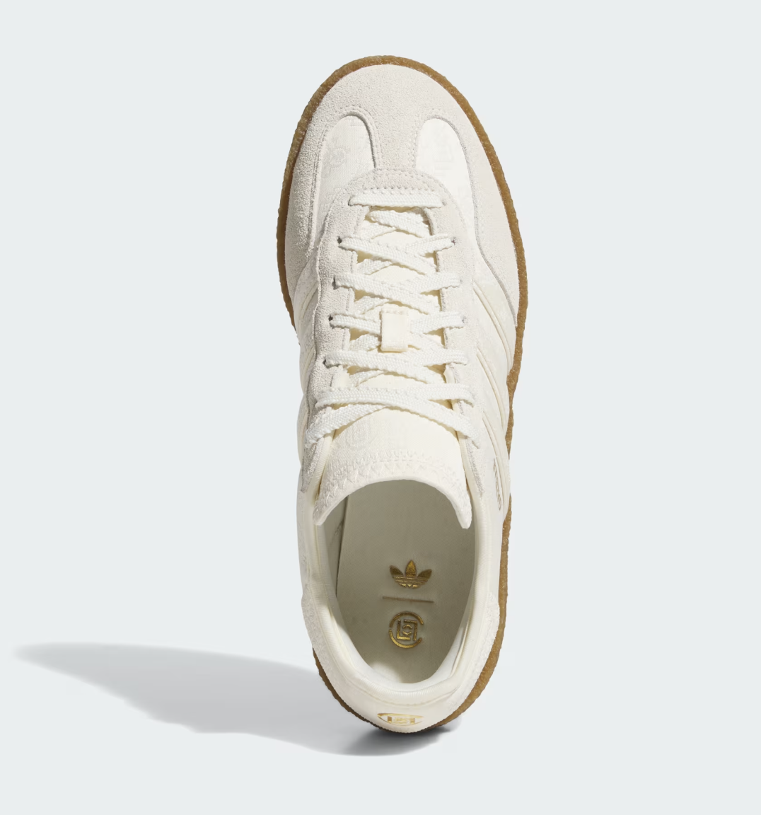 ADIDAS CLOT GAZELLE S BY E CREWHT/CWHITE/GOLDMT JR5410