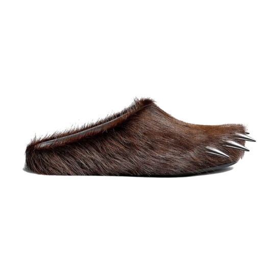 BRAVEST STUDIOS BEAR CLAW MULES BROWN 24SSBEARBR