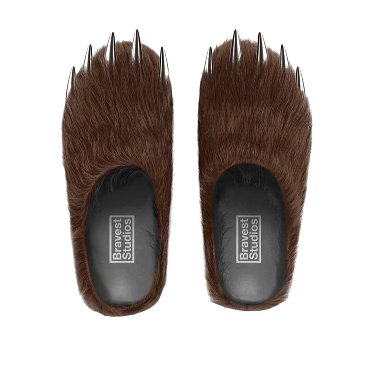 BRAVEST STUDIOS BEAR CLAW MULES BROWN 24SSBEARBR