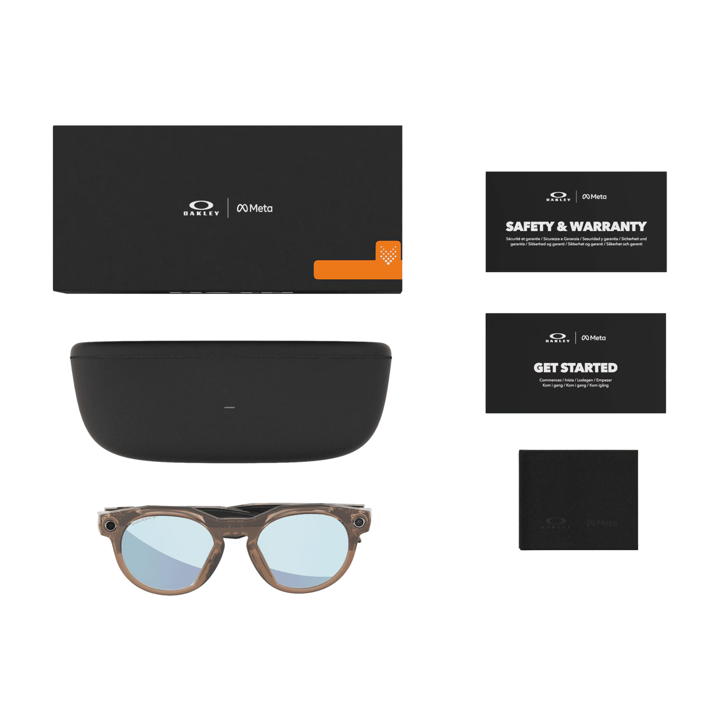 OAKLEY HSTN META BROWN SMOKE 0OW8002BS