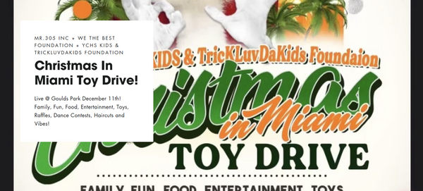 Christmas in Miami Toy Drive 🎁