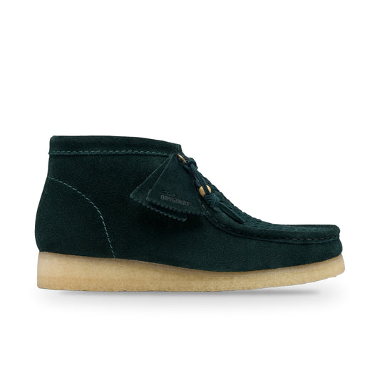 Clarks Originals Men's Wallabee Boot Color: Forest Green Weave Style: 26327512