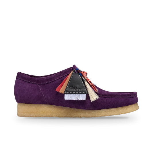 Clarks Originals x Blanch Yu Men's Wallabee Color: Damson Suede Style: 26327490
