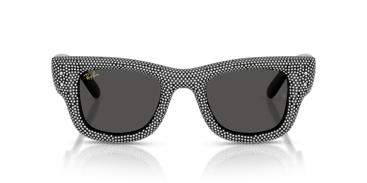 RAY BAN X A$AP ROCKY WAYFARER PUFFER CRYSTAL BLACK PAVÈ EDITION 0RB4940BP-5004