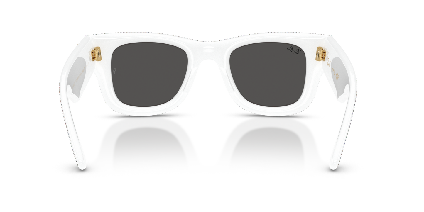 RAY BAN X A$AP ROCKY WAYFARER PUFFER CRYSTAL WHITE PAVÈ EDITION 0RB4940BP-9866