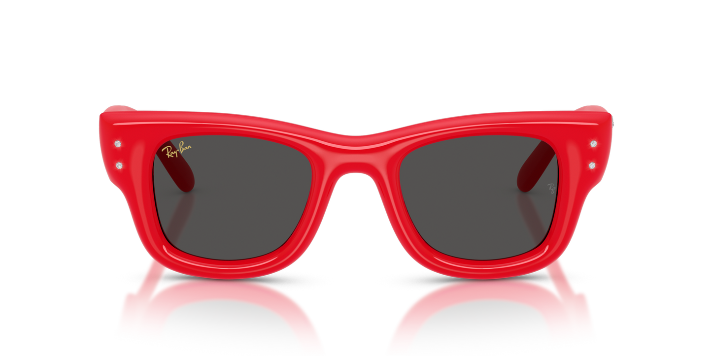 RAY-BAN X ASAP ROCKY "WAYFARER PUFFER CRYSTAL EDITION" POLISHED RED WITH STRASS 0RB4940B-5059