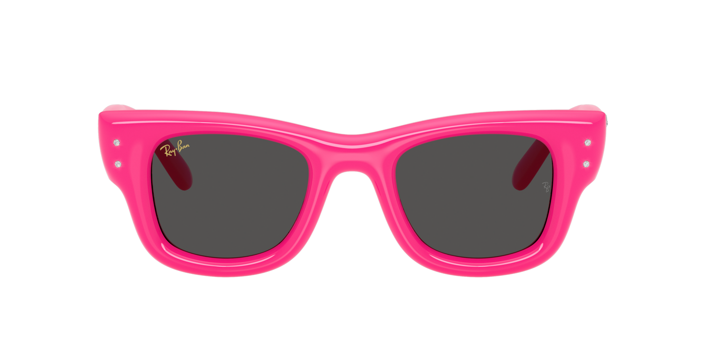 RAY-BAN X ASAP ROCKY "WAYFARER PUFFER "CRYSTAL EDITION" POLISHED PINK WITH STRASS 0RB4940B-5066