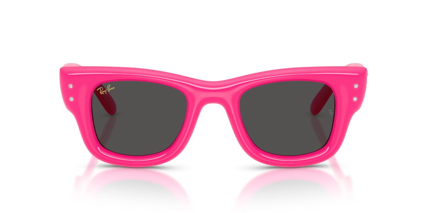 RAY-BAN X ASAP ROCKY "WAYFARER PUFFER "CRYSTAL EDITION" POLISHED PINK WITH STRASS 0RB4940B-5066