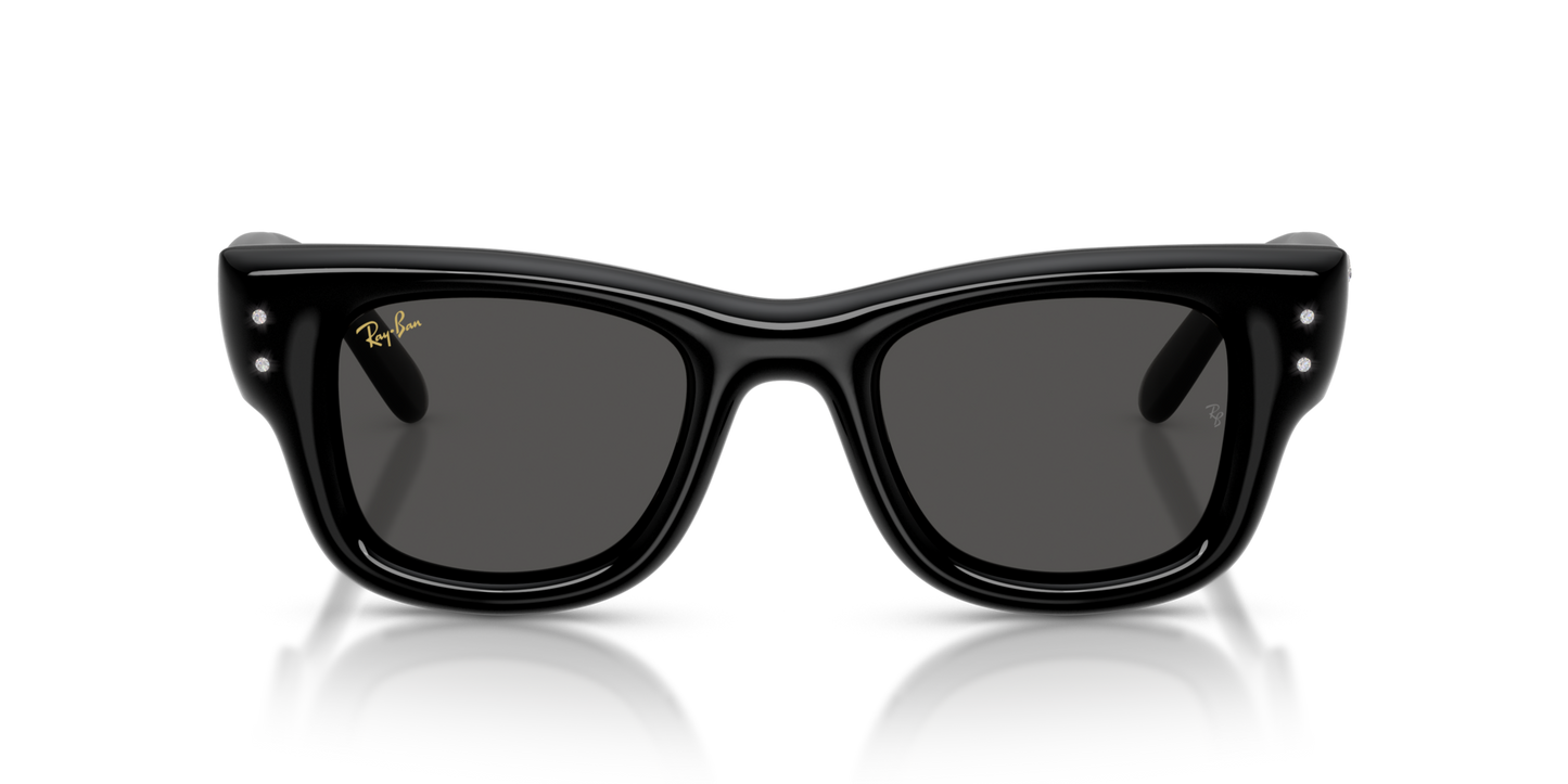 RAY-BAN X ASAP ROCKY "WAYFARER PUFFER "CRYSTAL EDITION" POLISHED BLACK WITH STRASS 0RB4940B-5080