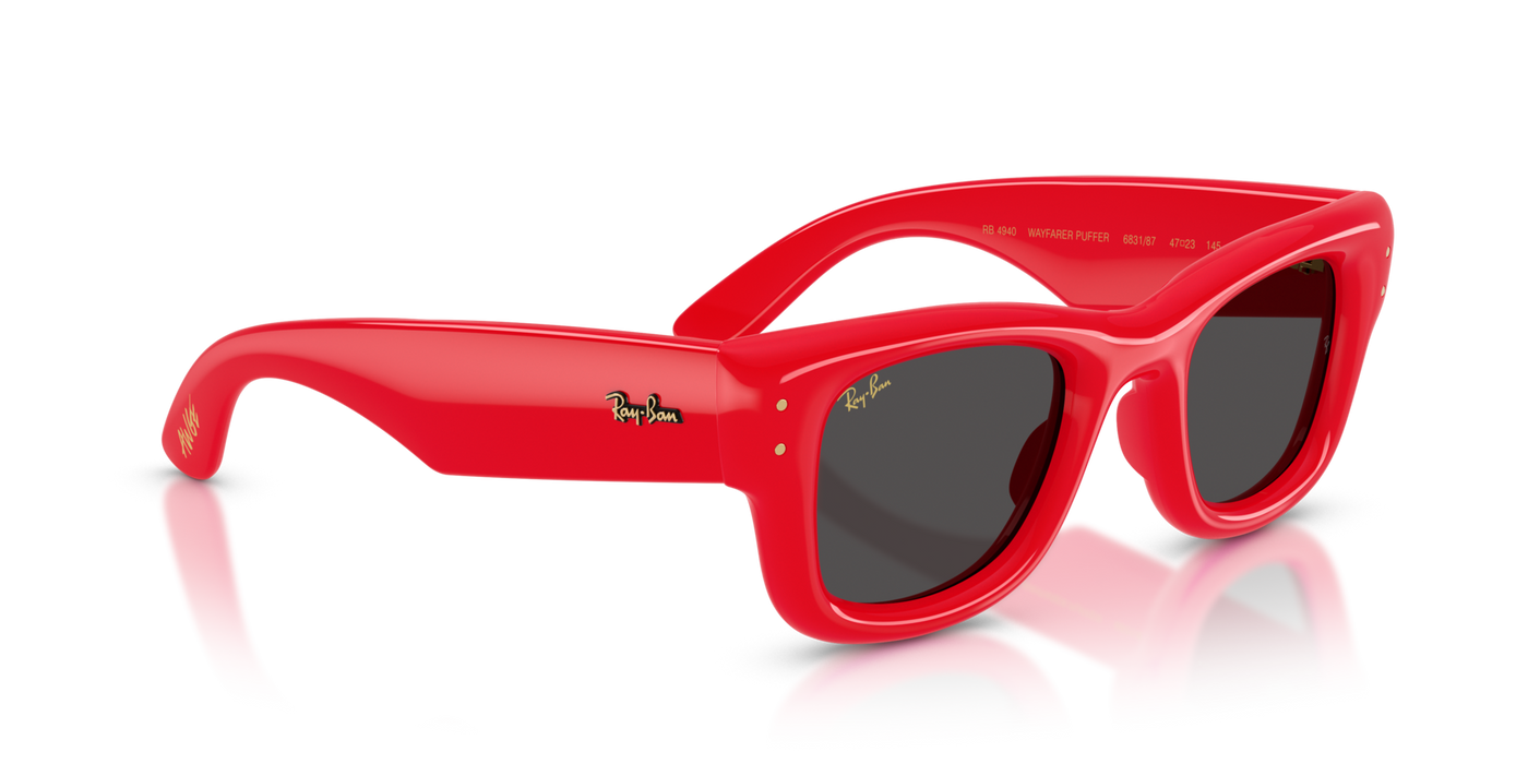 RAY-BAN WAYFARER PUFFER RED W ULTRA BLACK 0RB4940-68318747