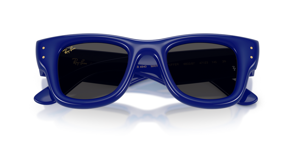 RAY-BAN WAYFARER PUFFER BLUE W ULTRA BLACK 0RB4940-68338747 – Shoe