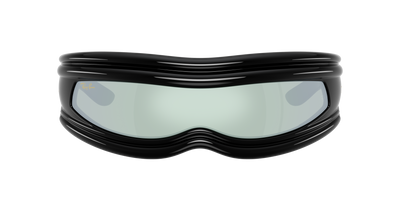 RAY BAN X ASAP ROCKY ULTRA WRAP 001 GREEN MIRROR SILVER0 RB4943