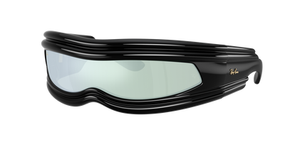 RAY BAN X ASAP ROCKY ULTRA WRAP 001 GREEN MIRROR SILVER0 RB4943