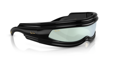 RAY BAN X ASAP ROCKY ULTRA WRAP 001 GREEN MIRROR SILVER0 RB4943