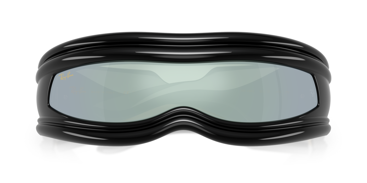 RAY BAN X ASAP ROCKY ULTRA WRAP 001 GREEN MIRROR SILVER0 RB4943