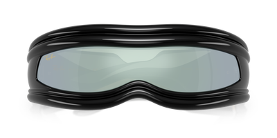 RAY BAN X ASAP ROCKY ULTRA WRAP 001 GREEN MIRROR SILVER0 RB4943
