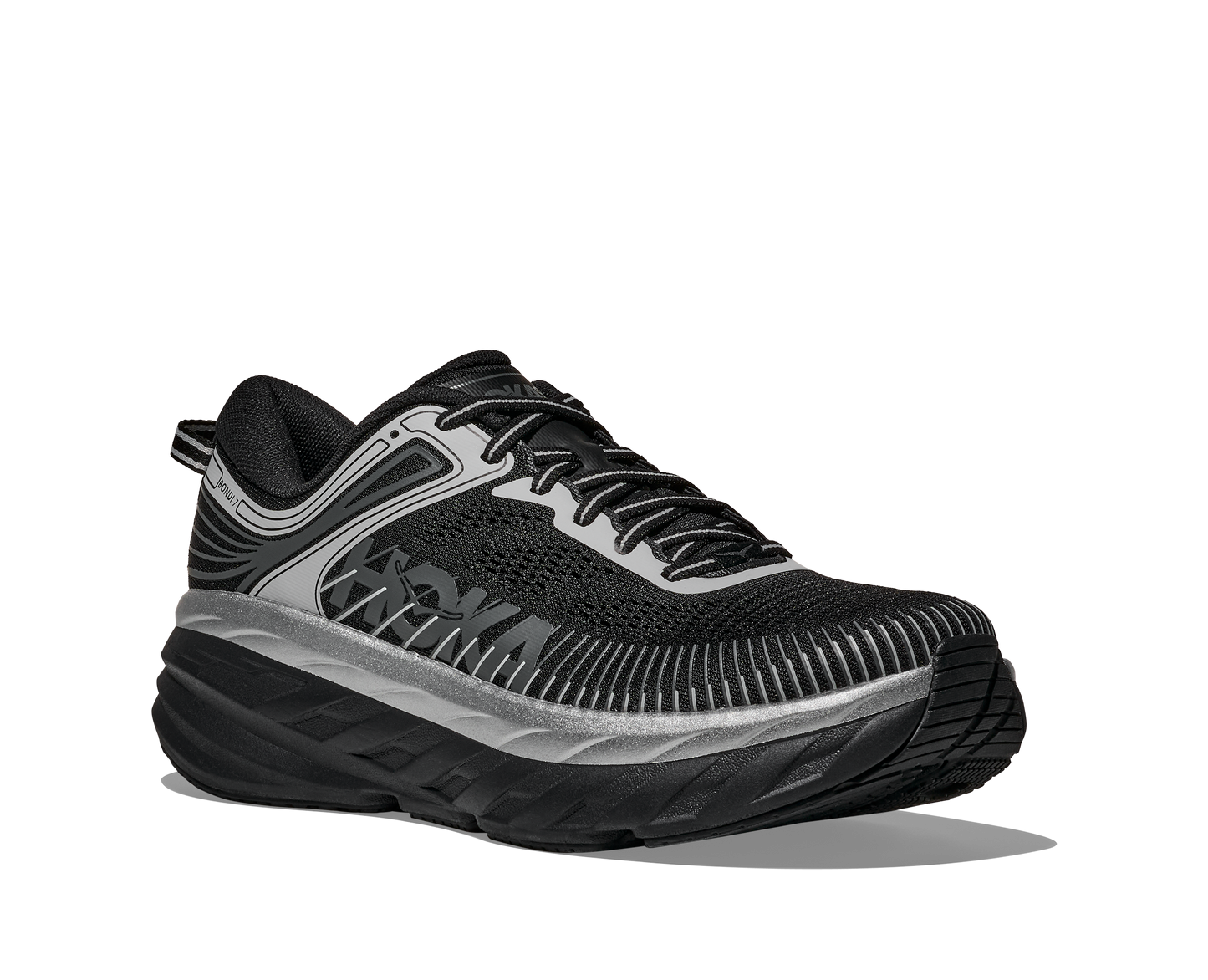 HOKA Bondi 7 stealth Black / Stardust 1110518-BKSTR
