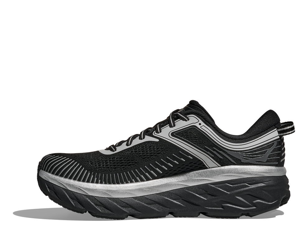 HOKA Bondi 7 stealth Black / Stardust 1110518-BKSTR – Shoe  display picture 3